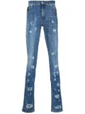 1017 ALYX 9SM distressed-effect skinny jeans - Blue