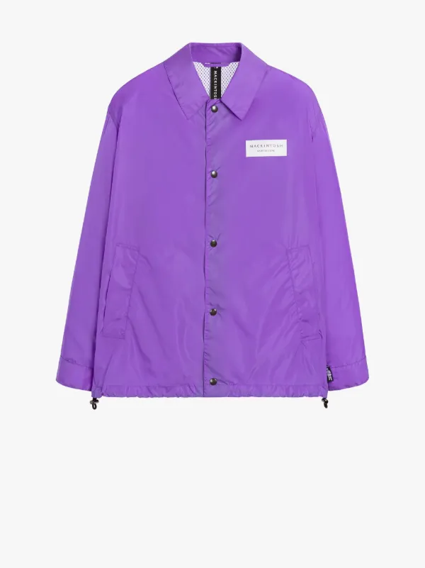 TEEMING Lilac Nylon Packable Coach Jacket