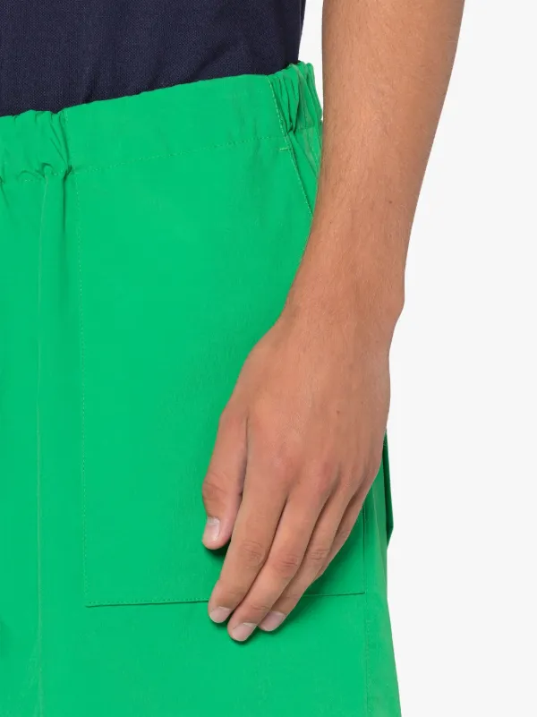 PLAIN CAPTAIN Green ECO DRY Shorts