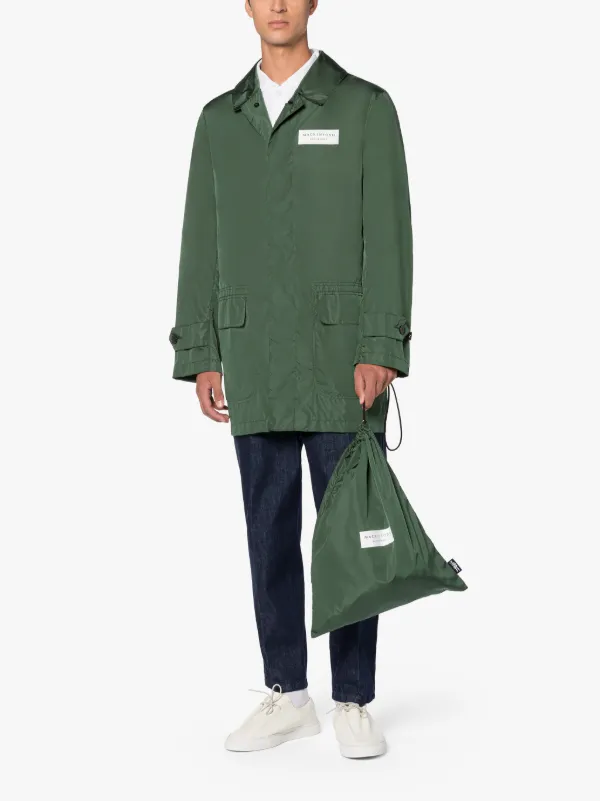RAIN X SHINE TORRENTIAL Army A Line Packable Raincoat