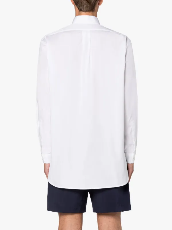 ROMA White Button Down Shirt