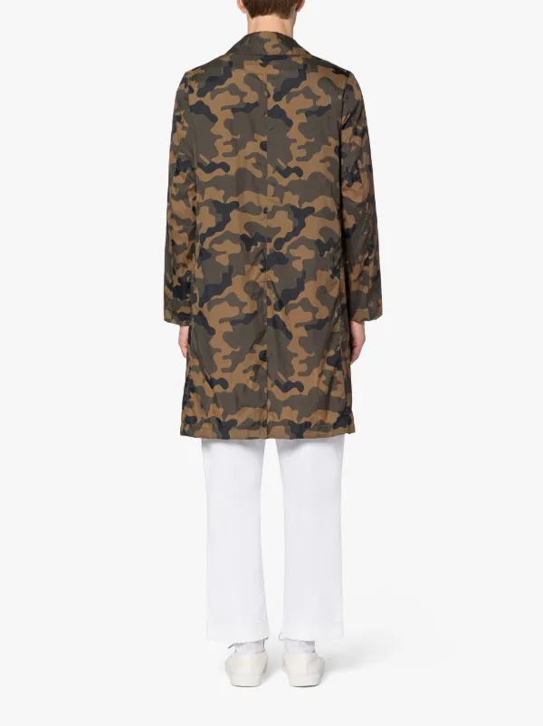 SHOWER Camo Packable Nylon Coat