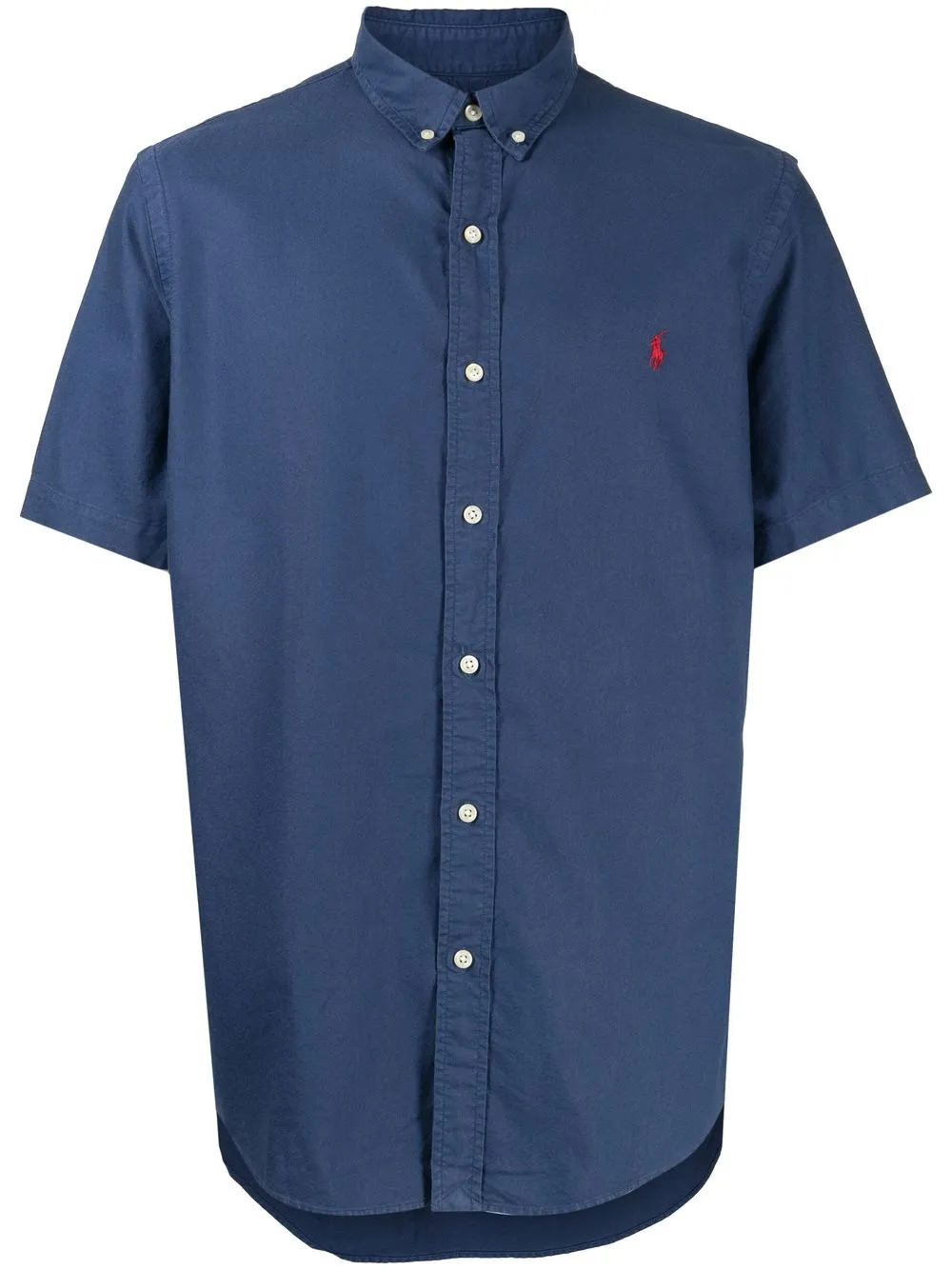 

Polo Ralph Lauren logo-embroidered button-down shirt - Blue