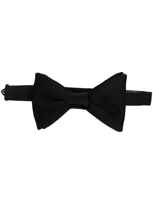 Zegna nœud papillon en soie - Noir - Zegna - Modalova