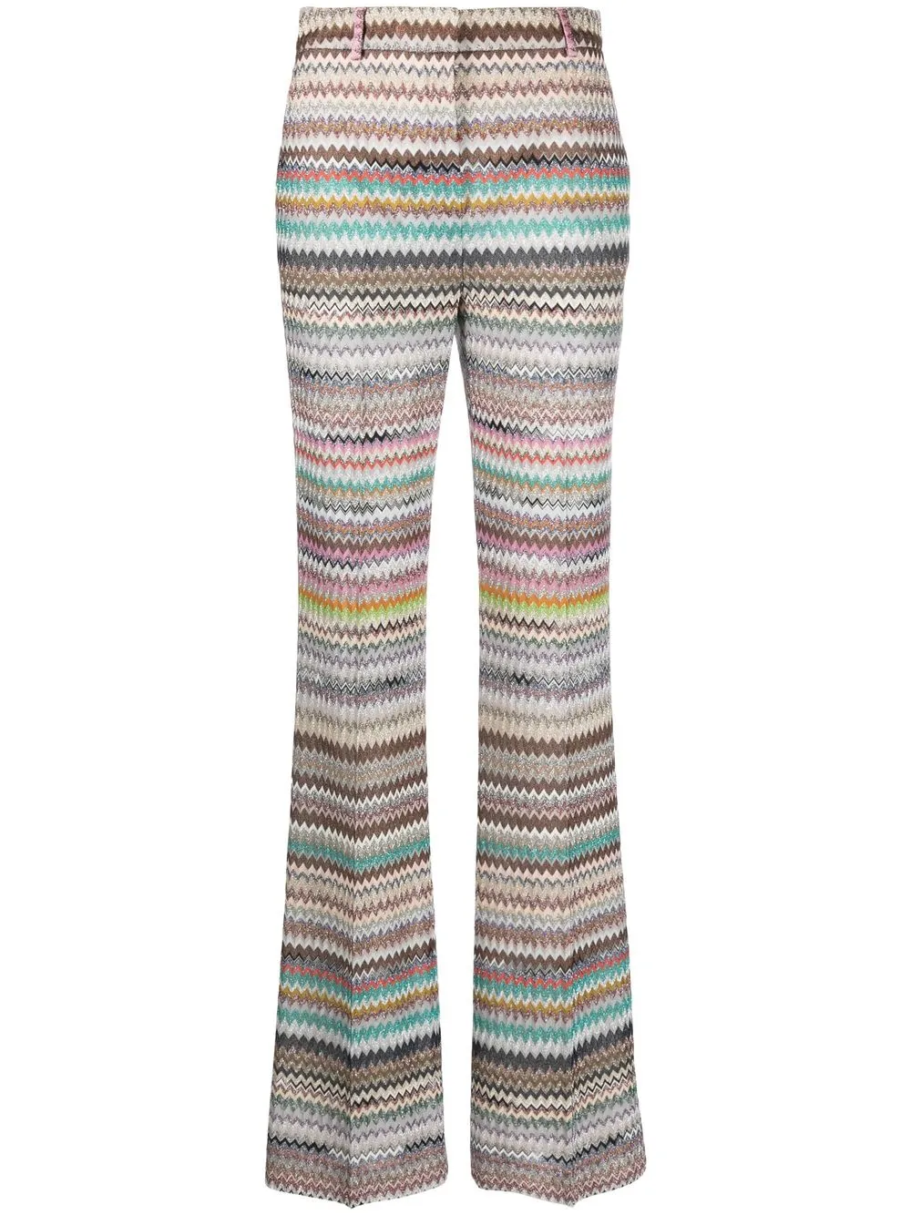 

Missoni pantalones rectos con rayas estampadas - Neutro