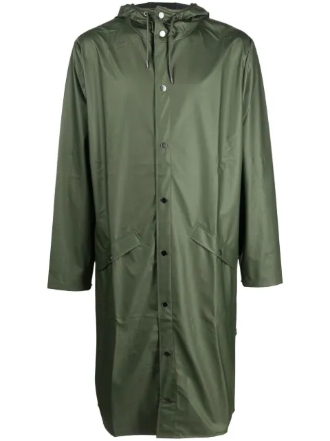 Rains drawstring hood raincoat
