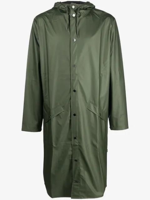 Rains drawstring hood raincoat