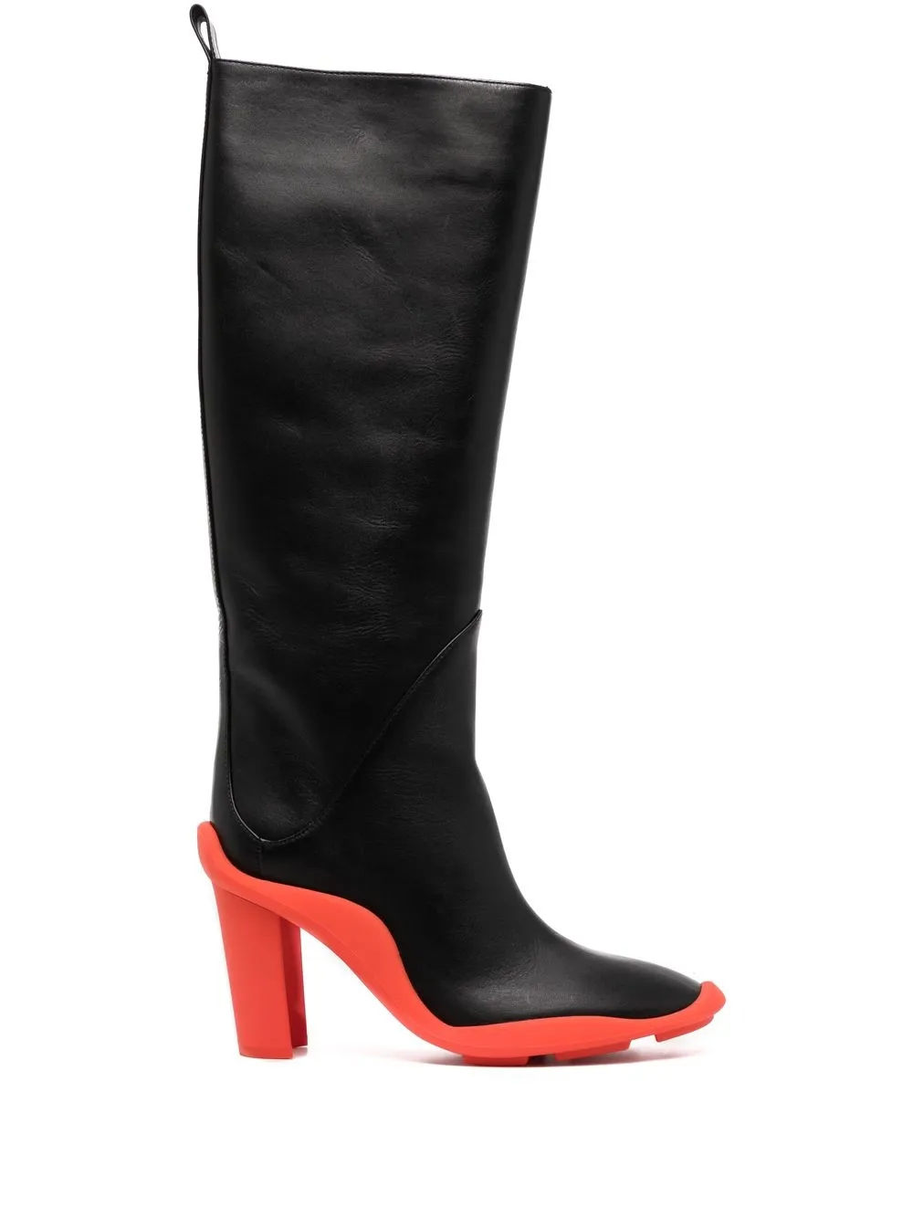 

MSGM contrasting sole 85mm long boots - Black