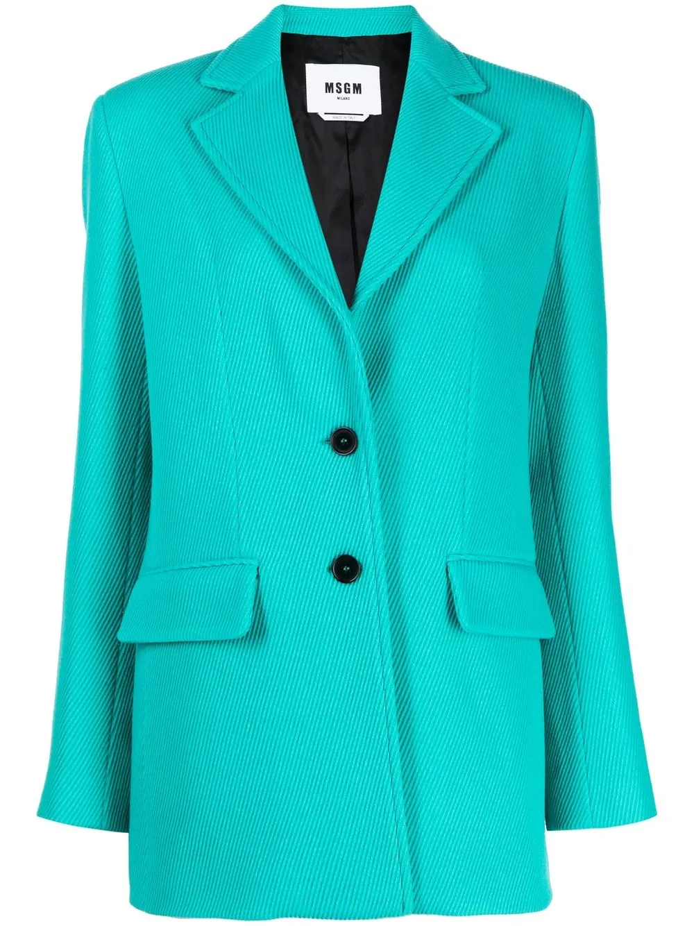 

MSGM single-breasted wool blazer - Green