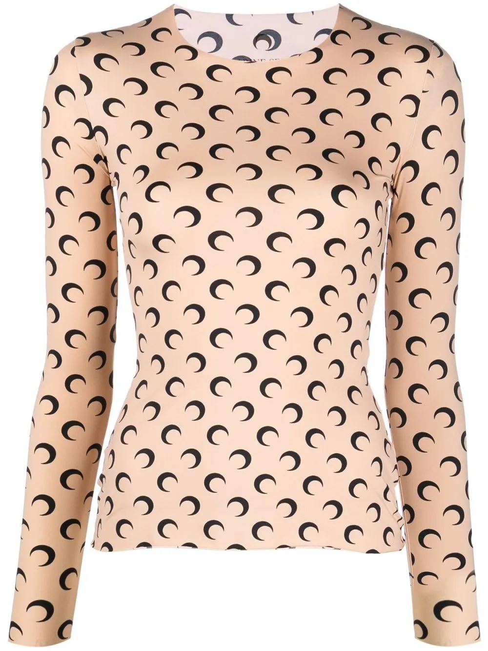 Marine Serre crescent moon-print top and leggings - BOPF