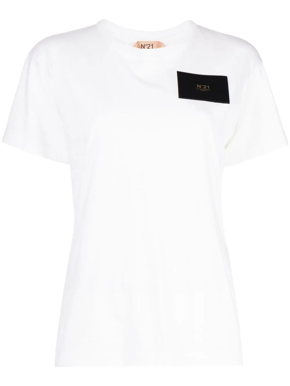 

Nº21 playera con parche del logo - Blanco