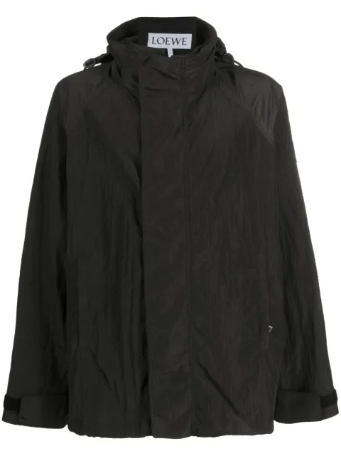 LOEWE short hooded parka