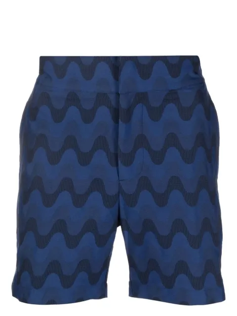 Frescobol Carioca tailored jacquard Copacabana swim shorts
