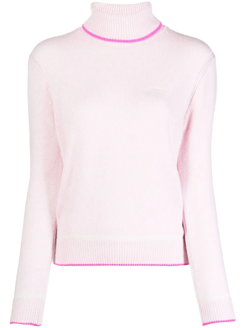 

MSGM roll neck knitted jumper - Pink