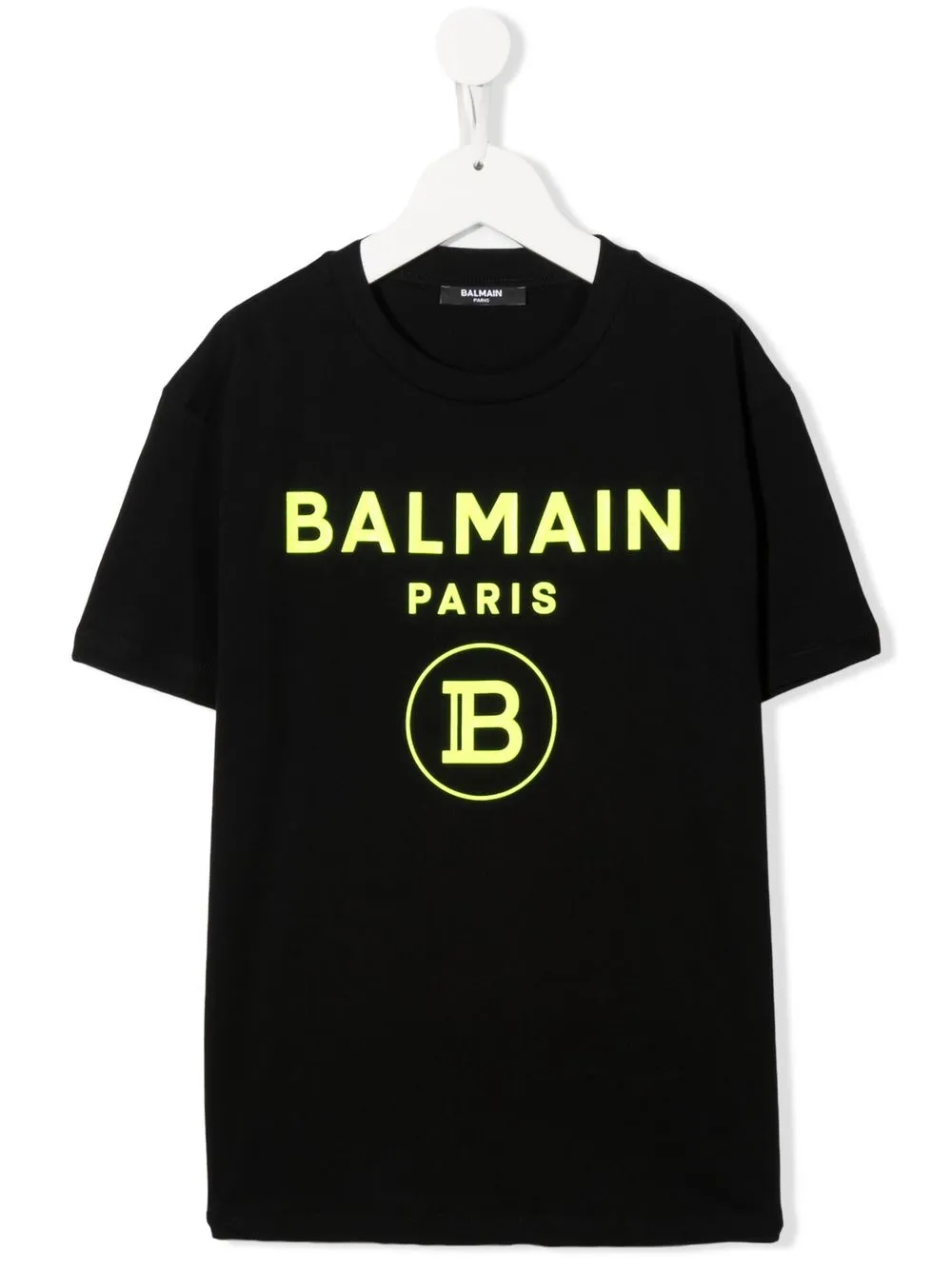 

Balmain Kids playera con logo estampado - Negro