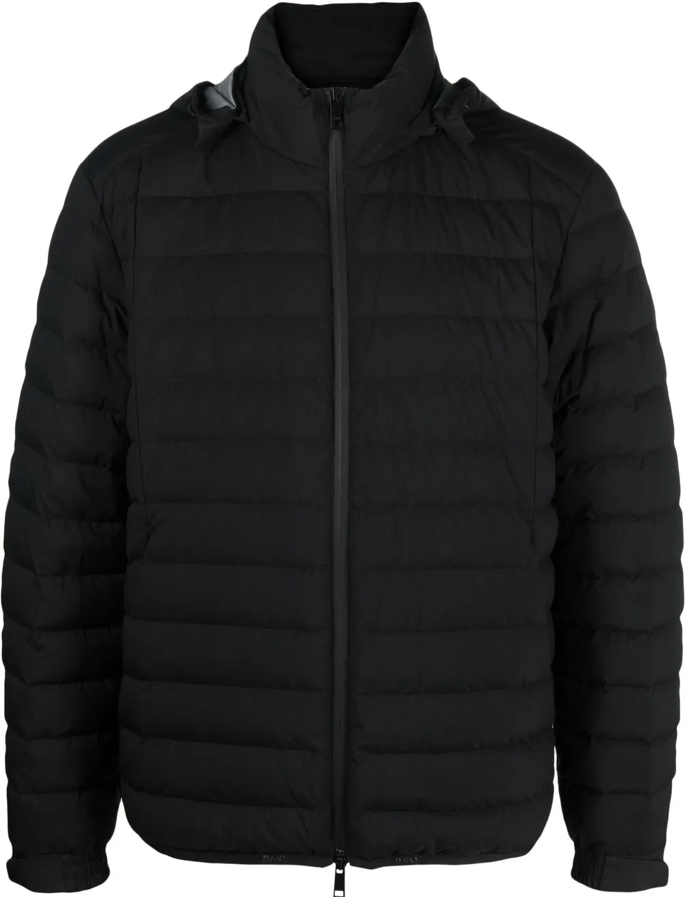 

Zegna zipped padded jacket - Black