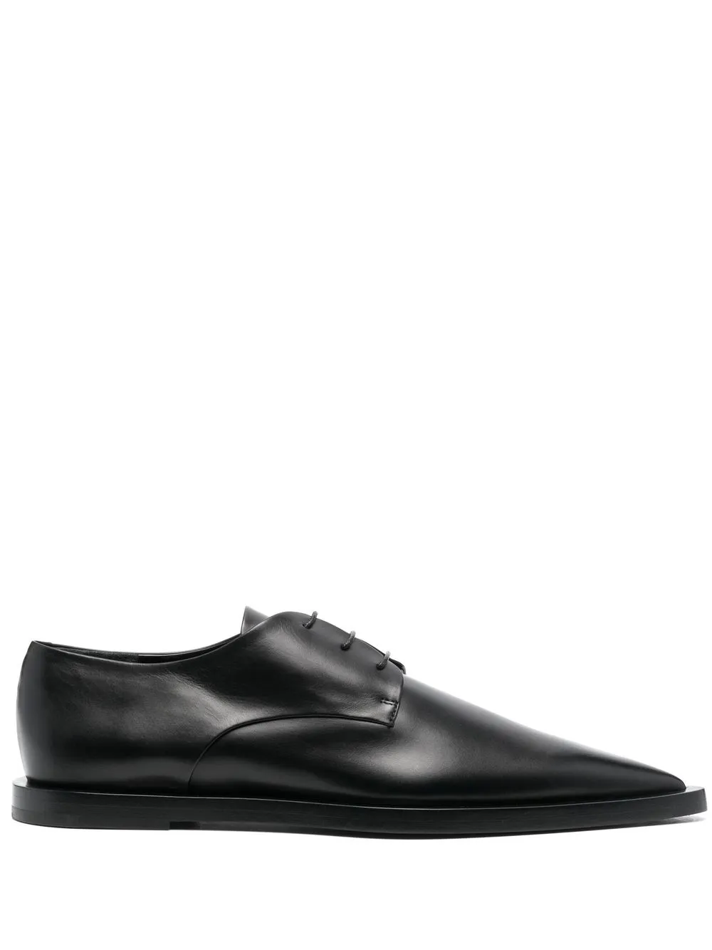 

Jil Sander pointed-tip leather loafers - Black