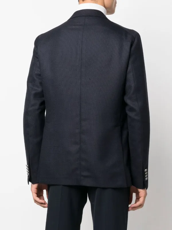 Tagliatore Virgin Wool single-breasted Blazer | Blue