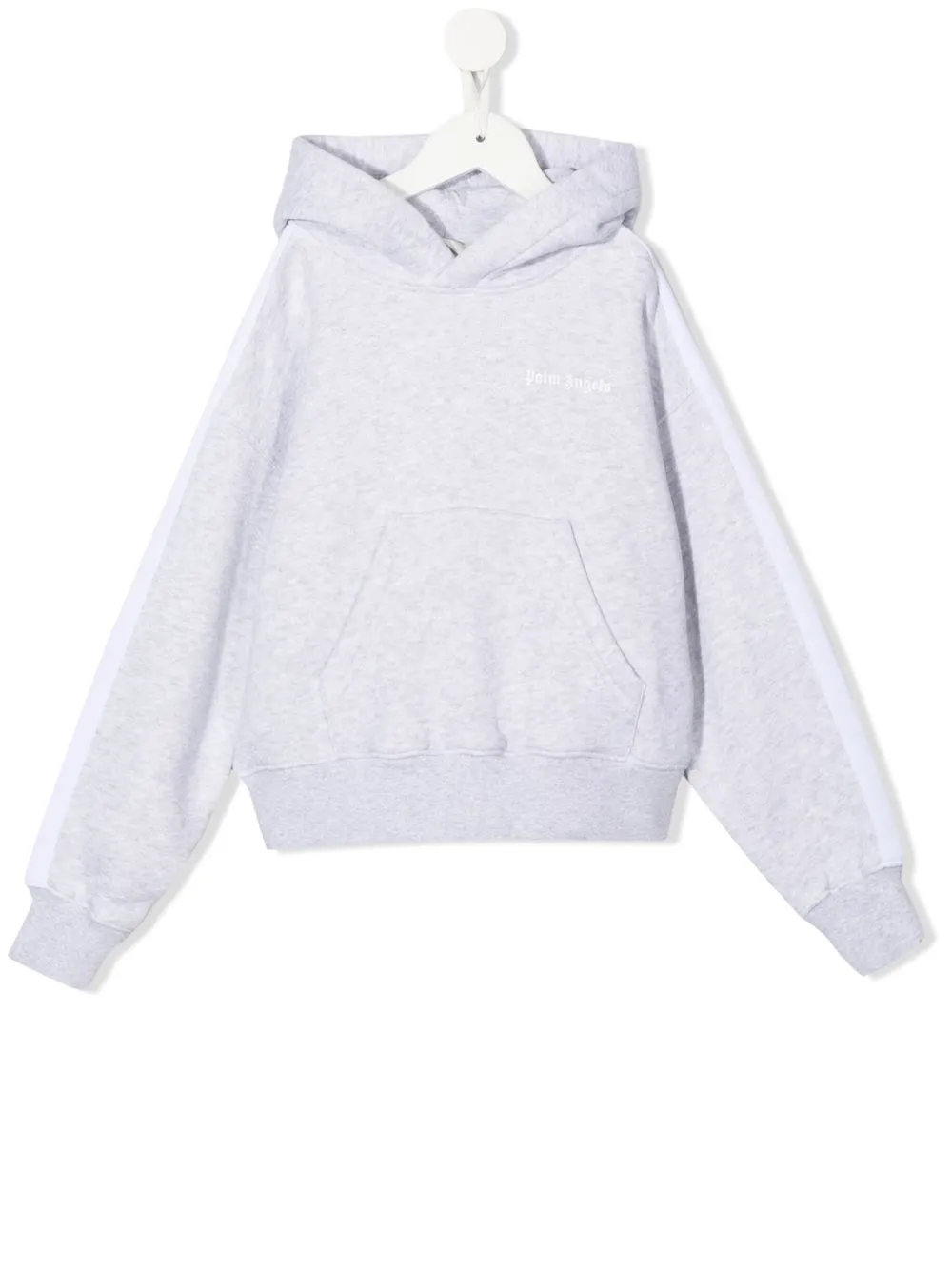 

Palm Angels Kids hoodie con logo estampado - Gris