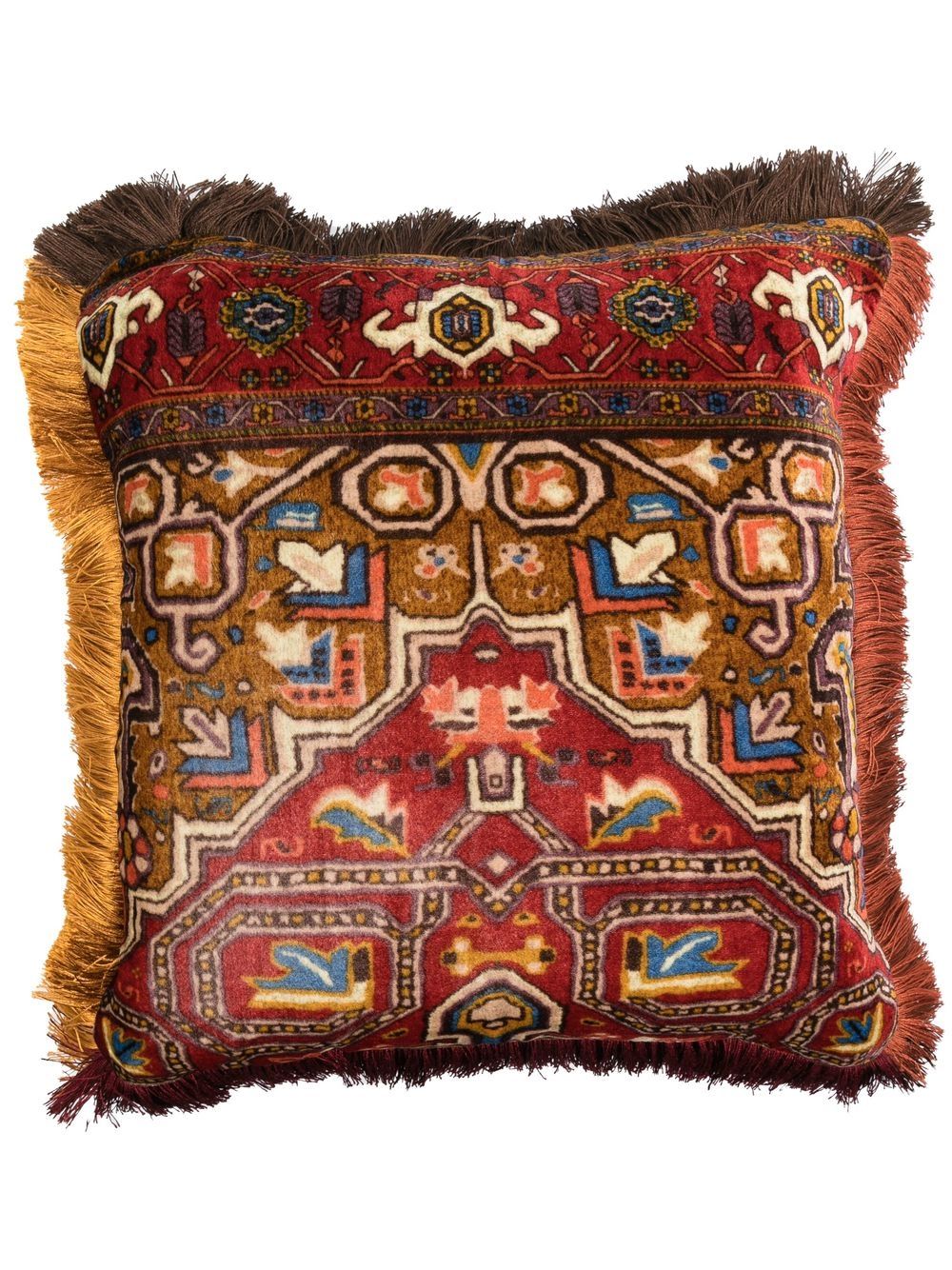 

ETRO HOME cojín con motivo en jacquard - Marrón