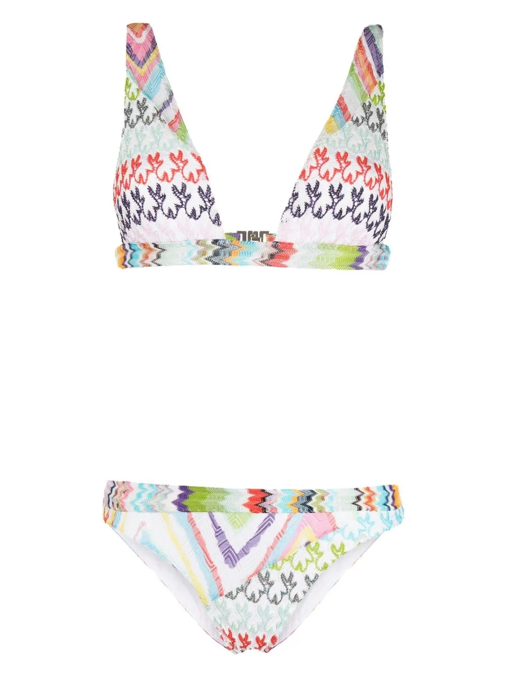 

Missoni bikini con varios tejidos - Blanco