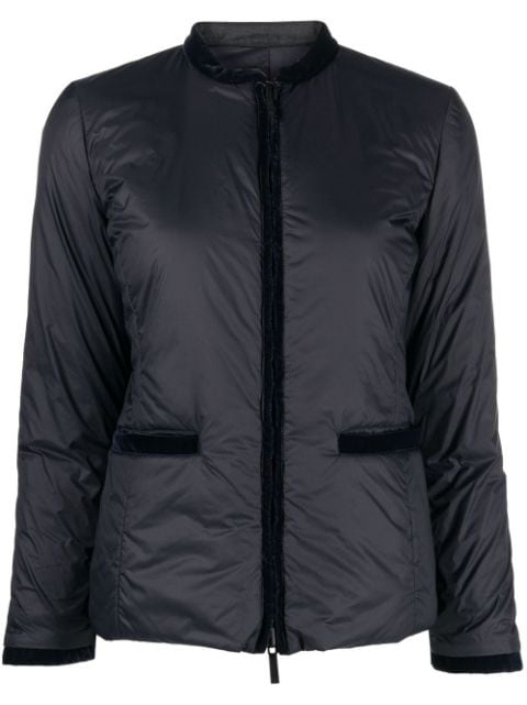 Emporio Armani high neck zip-up jacket