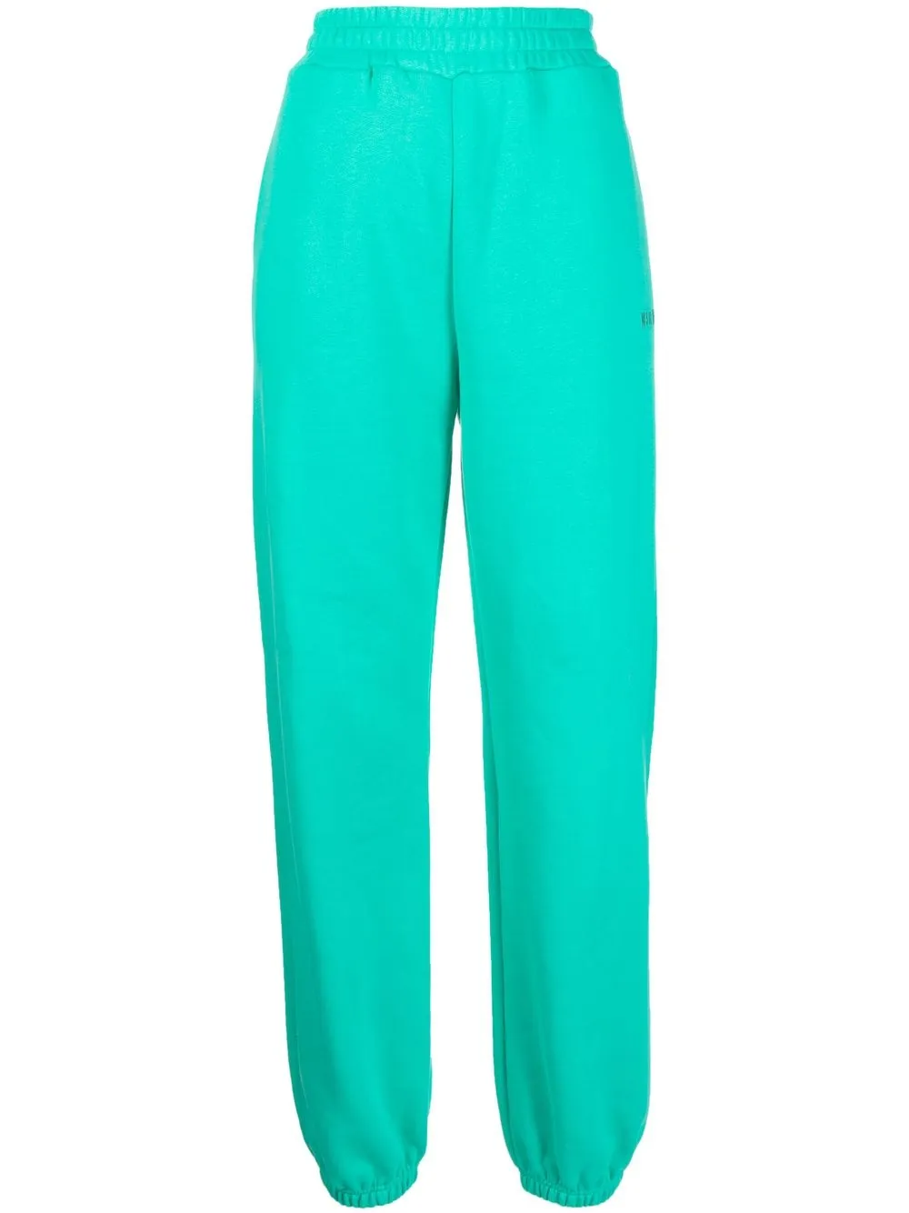 

MSGM pants con logo bordado - Verde