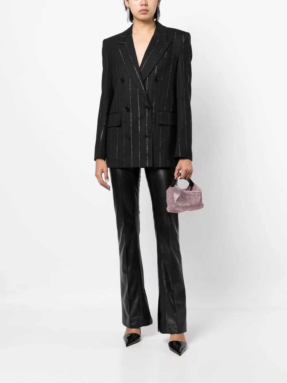 MSGM Blazer met dubbele rij knopen - Zwart