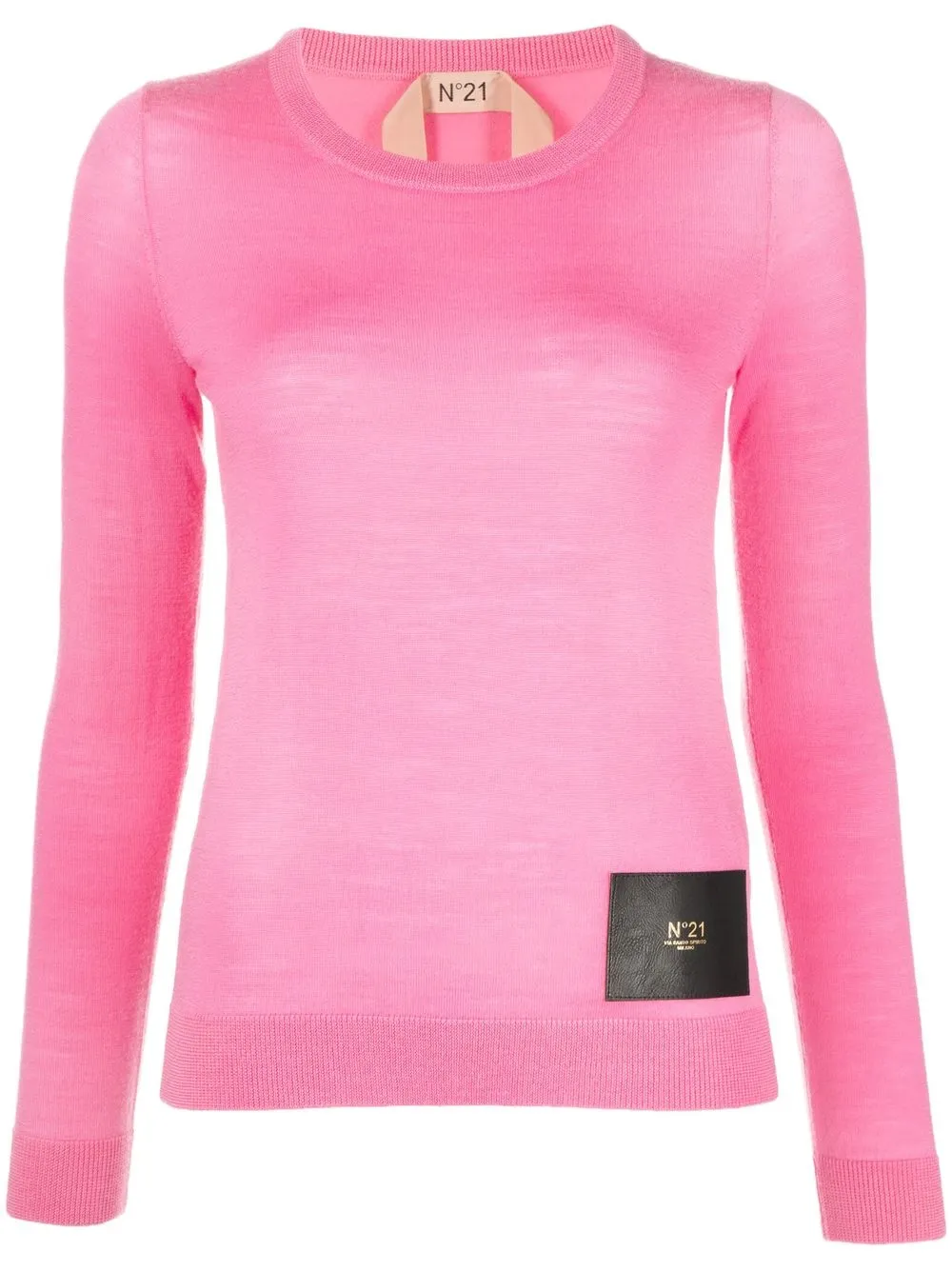 

Nº21 fine knit wool jumper - Pink
