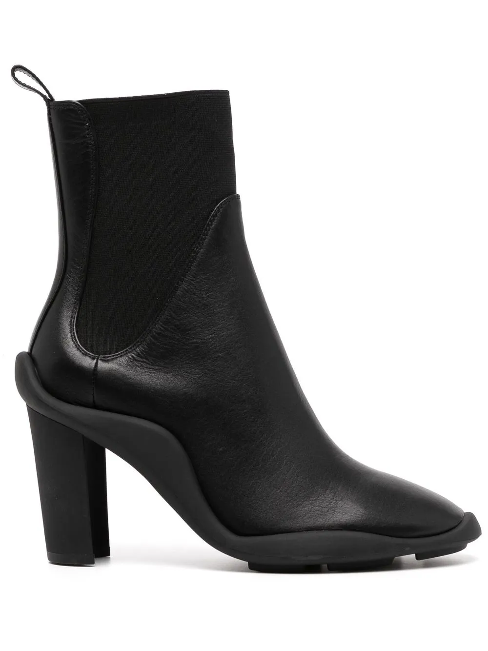 

MSGM pull-on 85mm leather boots - Black