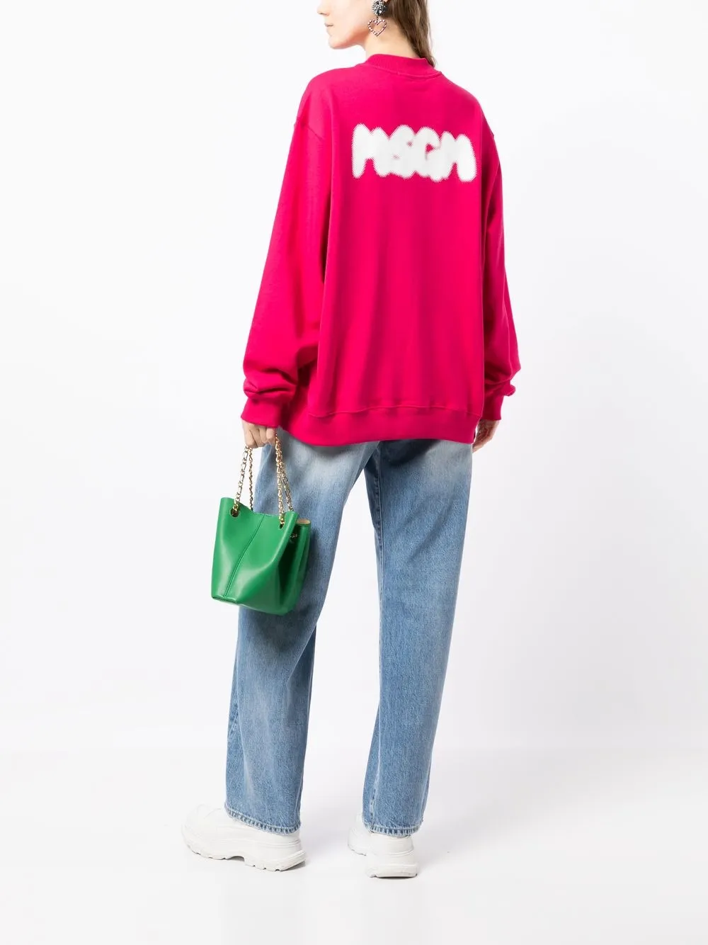 MSGM sudadera con logo estampado | Sudaderas | Image 2