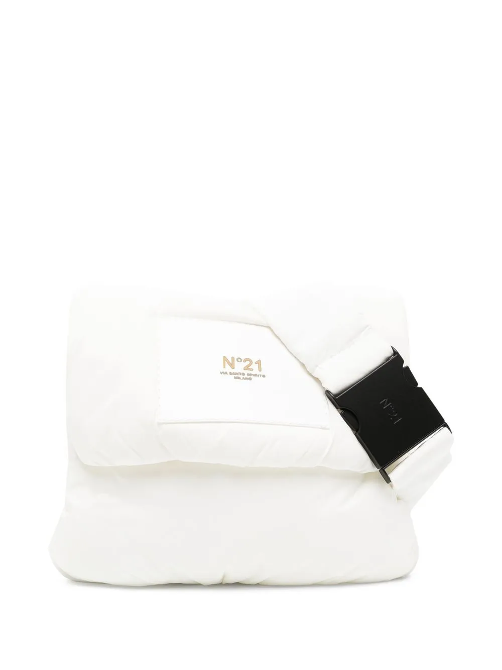 

Nº21 logo-print detail bag belt - White