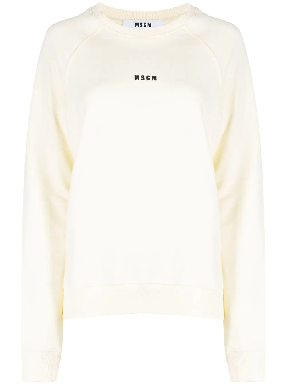 

MSGM logo-print sweatshirt - Neutrals