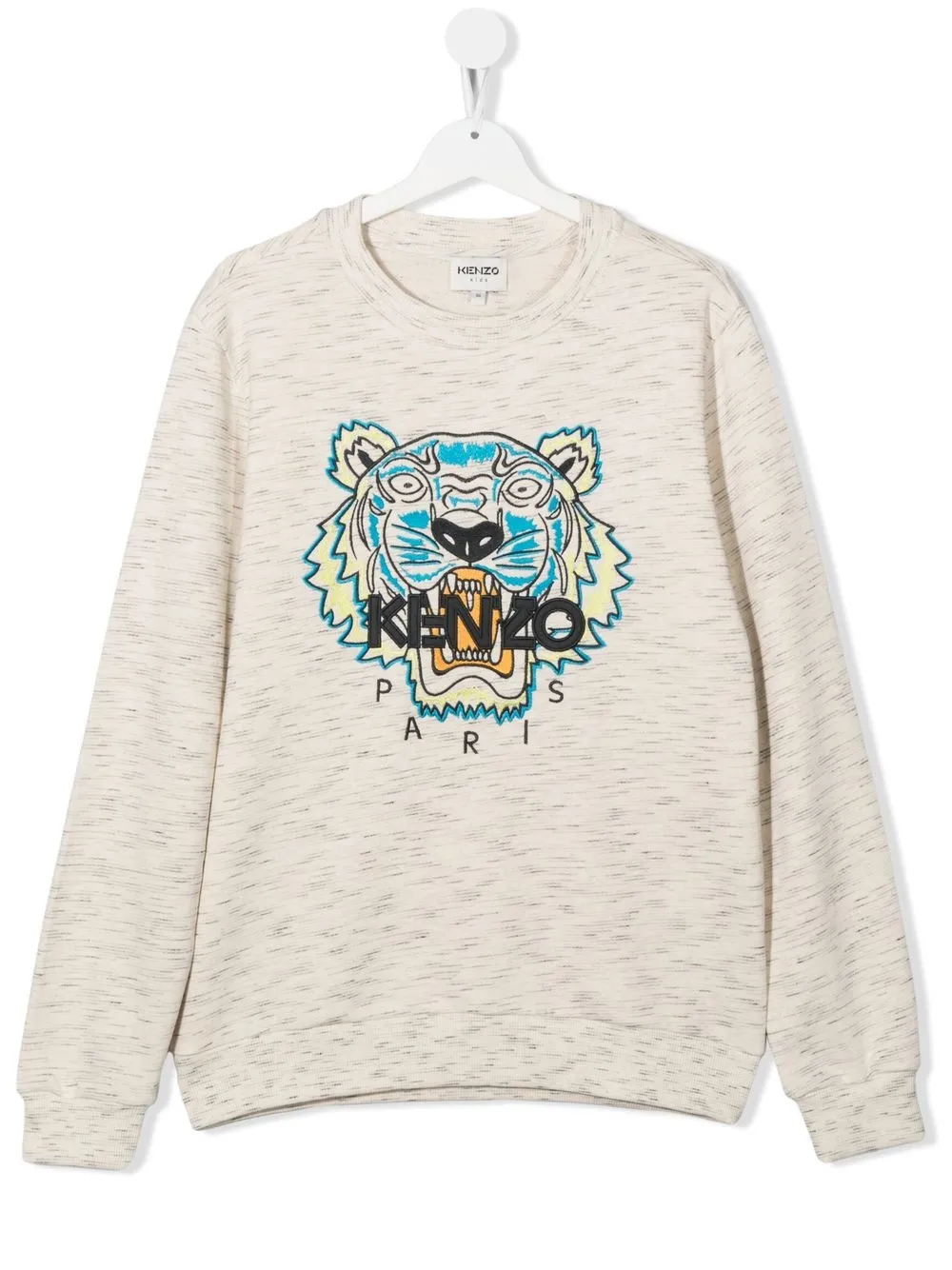 

Kenzo Kids sudadera con tigre bordado - Blanco