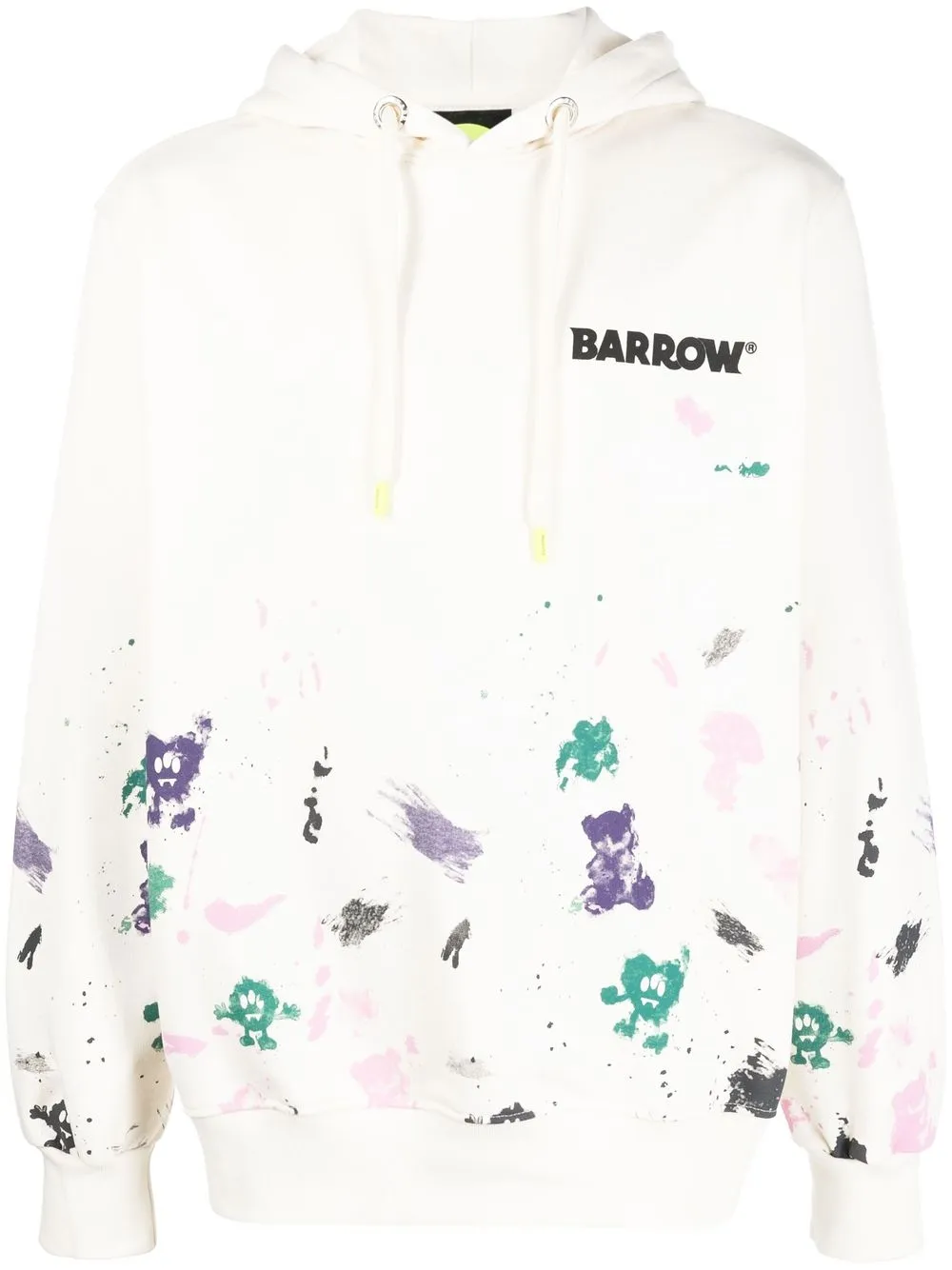 

BARROW hoodie con logo estampado - Neutro