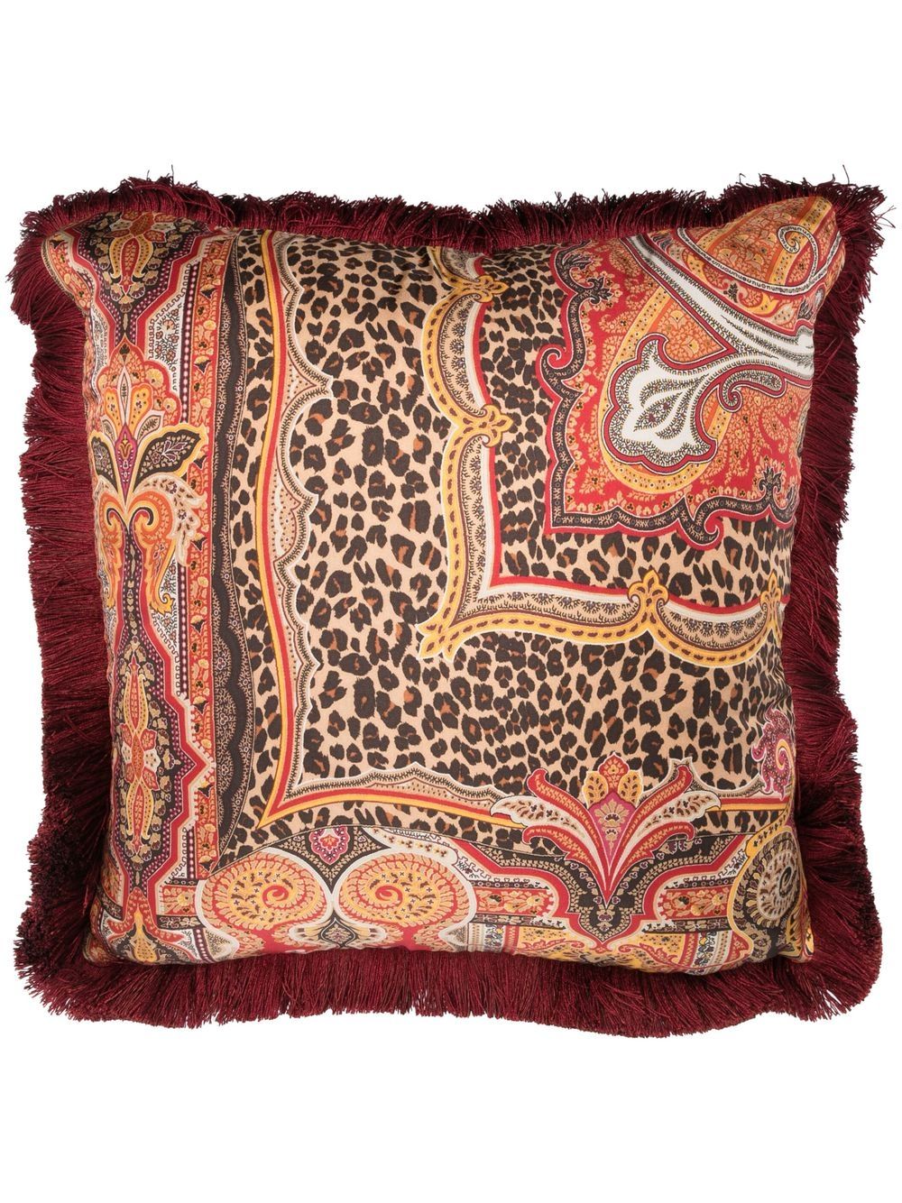 

ETRO HOME cojín con estampado de cachemira - Rojo