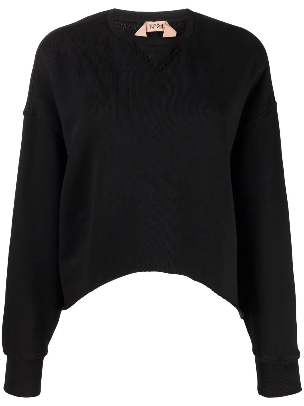 

Nº21 embroidered-logo cotton sweatshirt - Black