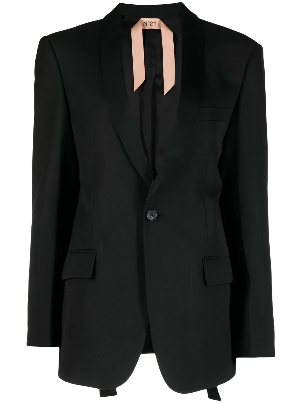 Nº21 blazer con botones - Negro