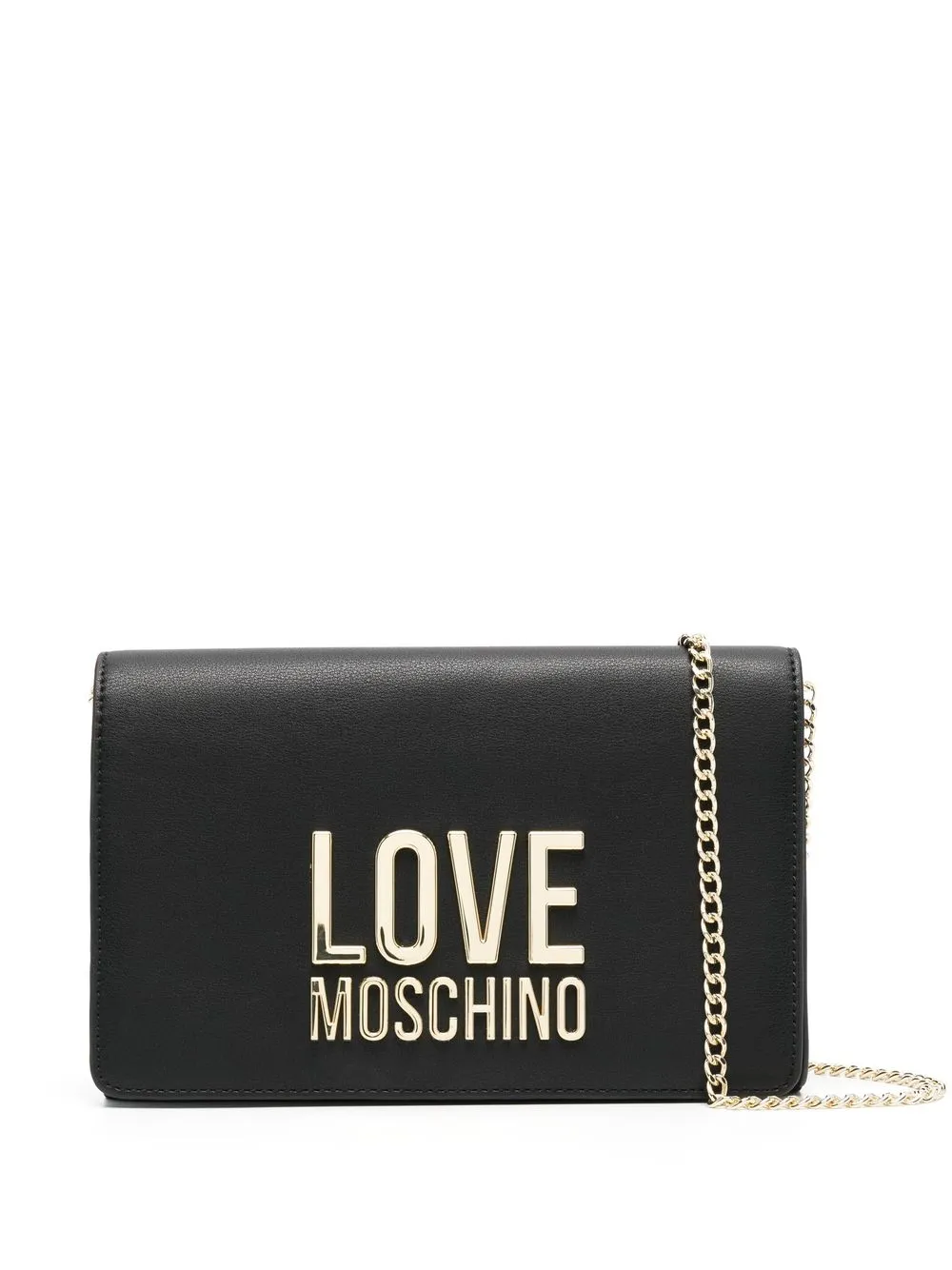 

Love Moschino bolsa crossbody con letras del logo - Negro