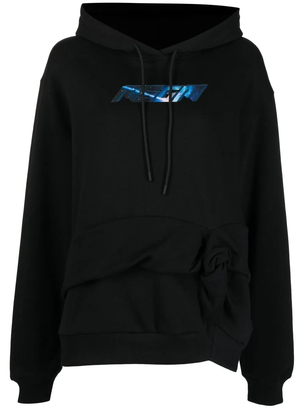 

MSGM hoodie con logo estampado - Negro