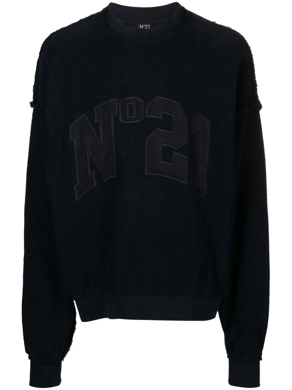 

Nº21 sudadera con aplique del logo - Azul