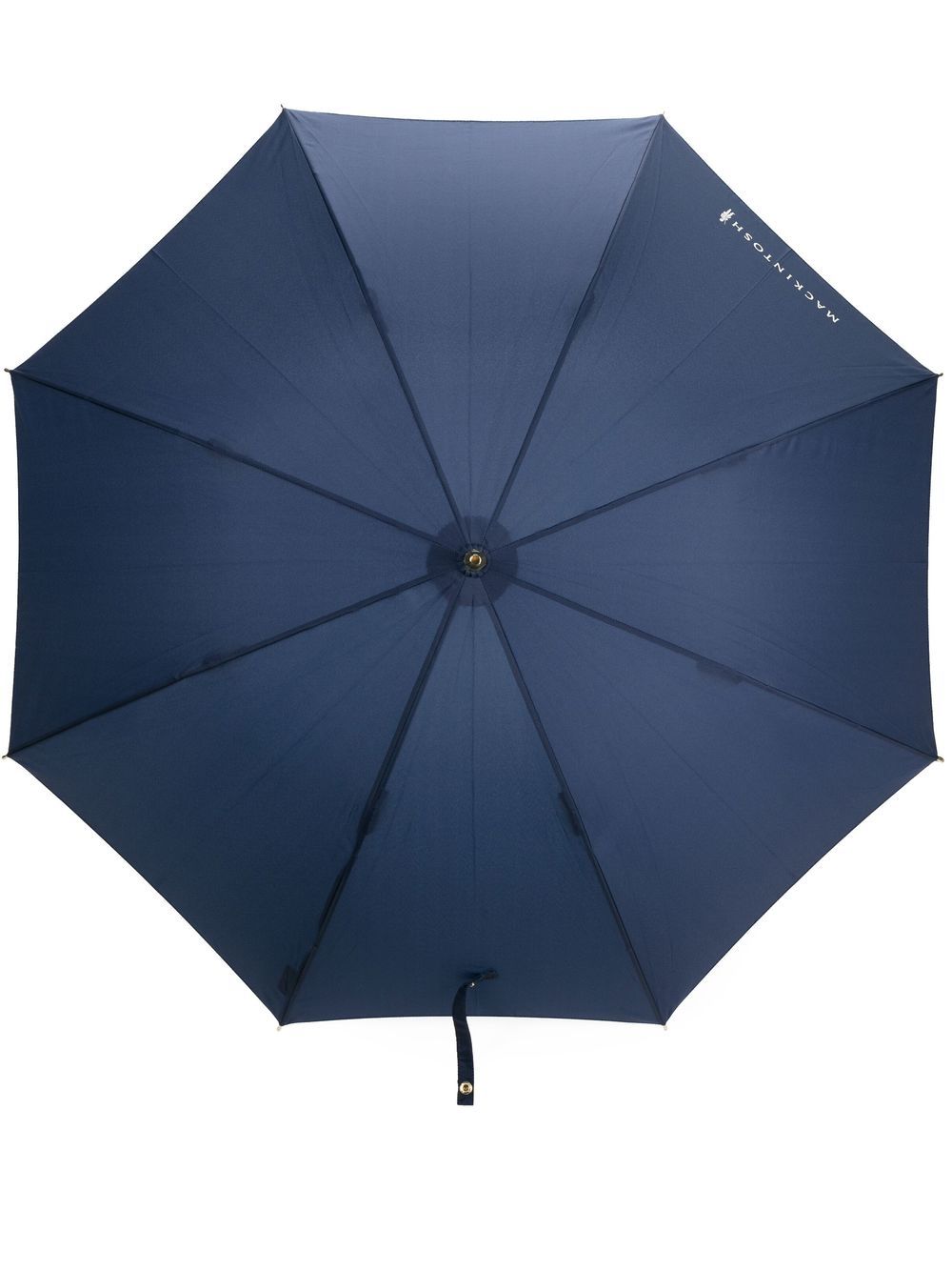 Mackintosh Heriot Whangee Handle Umbrella In Blue