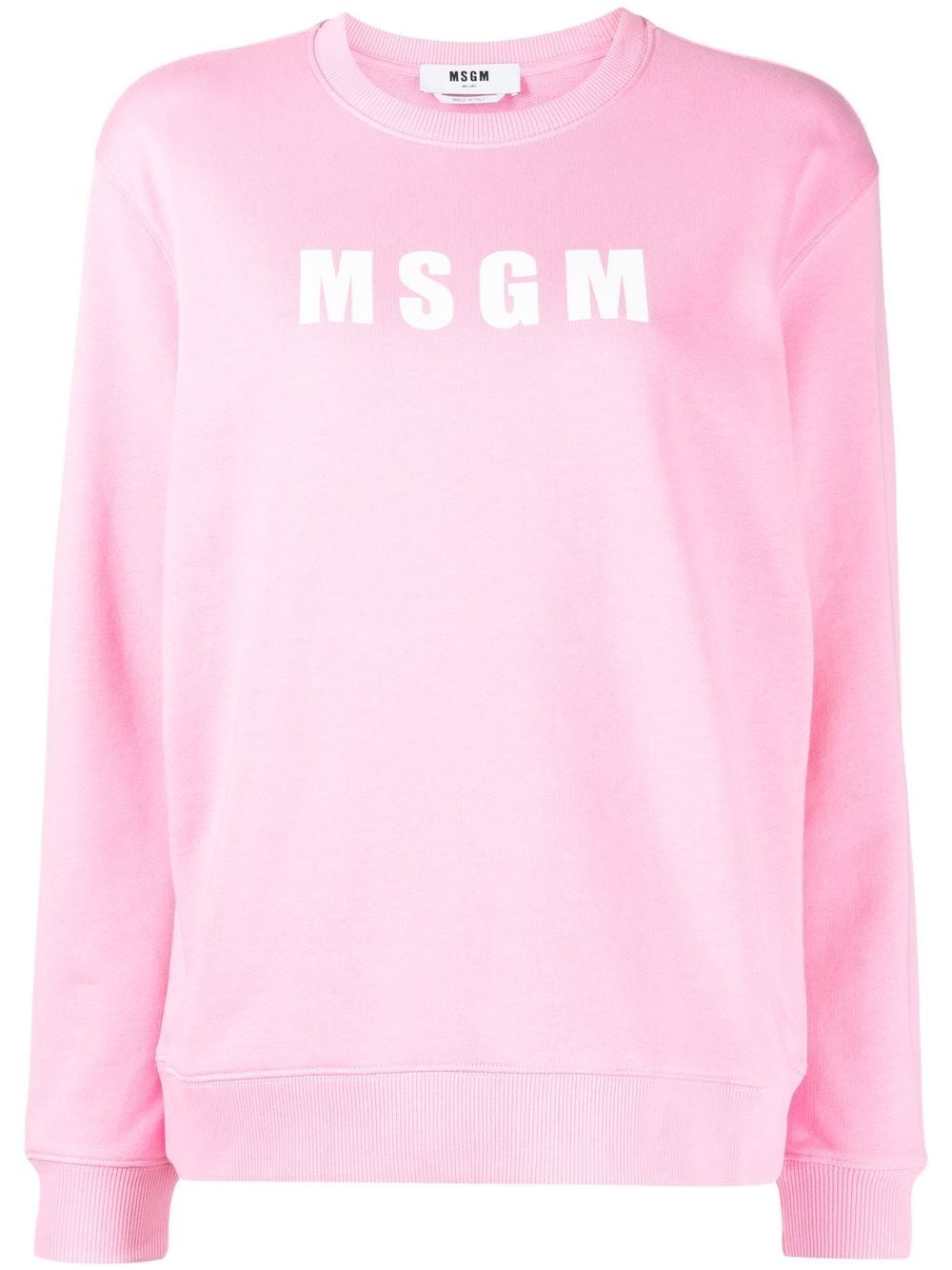 MSGM logo-print crew-neck sweatshirt