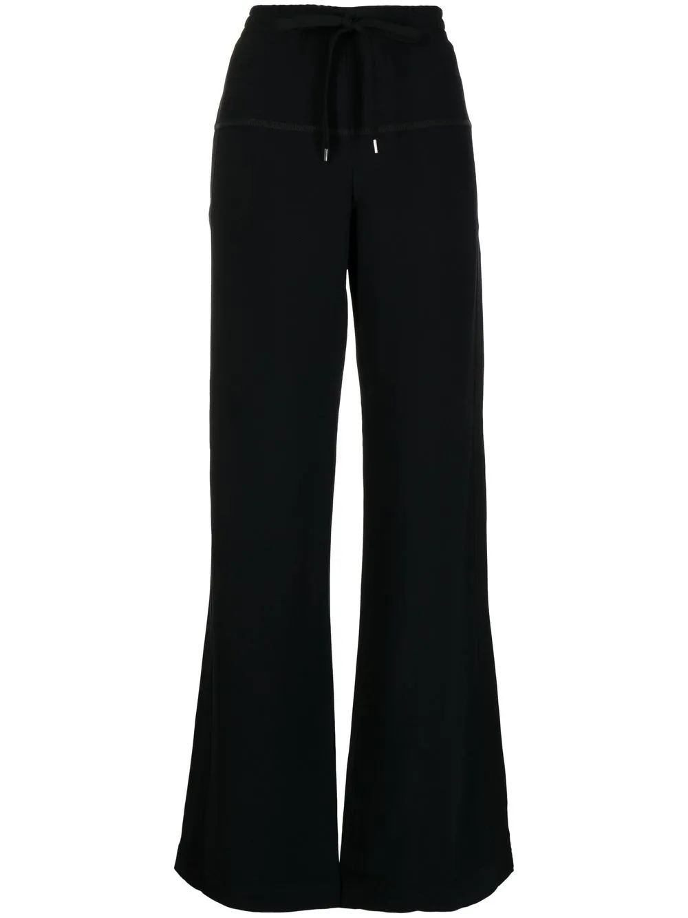 

Nº21 drawstring-fastening waistband trousers - Black