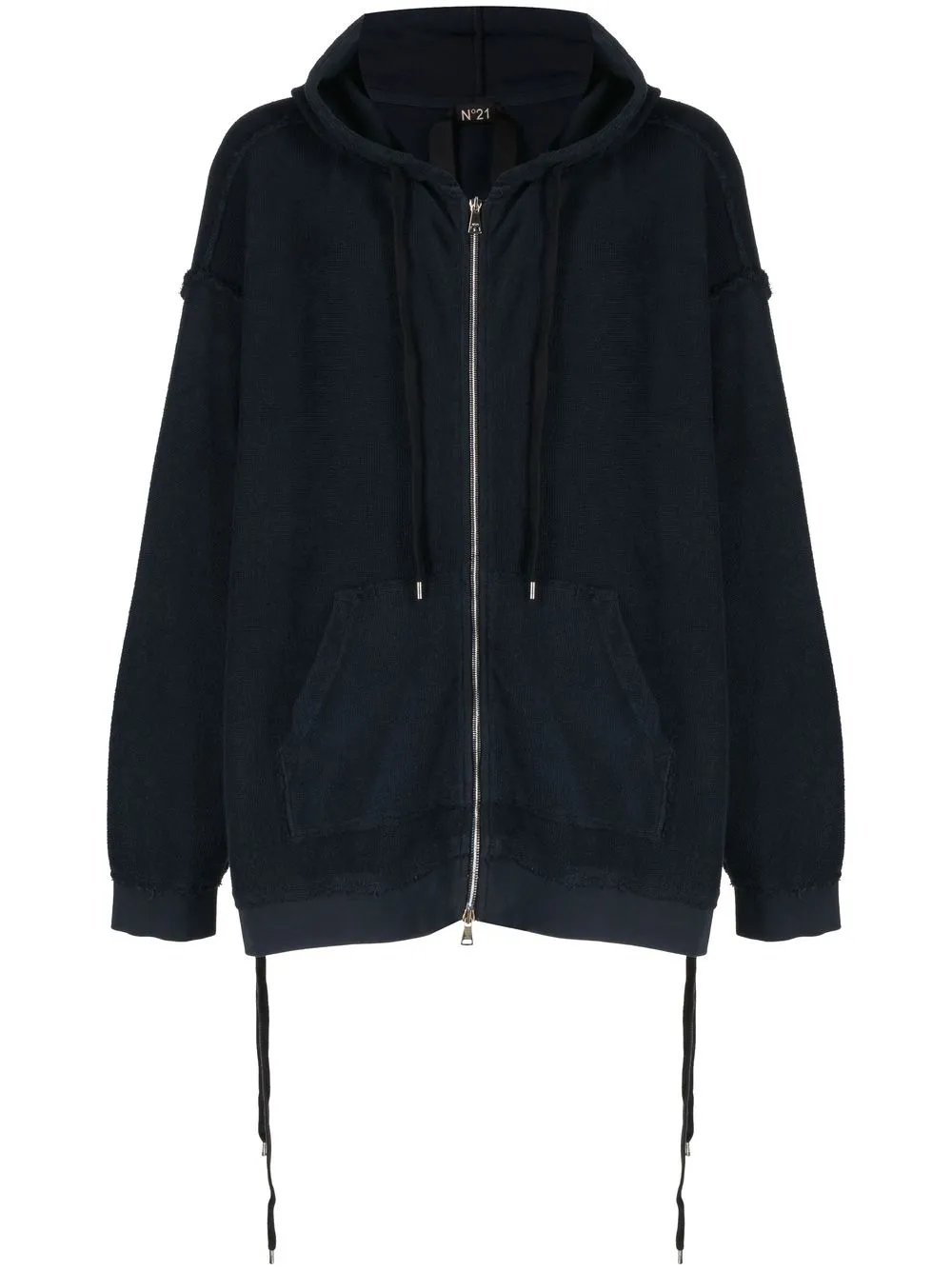 

Nº21 slouch drawstring hoodie - Blue