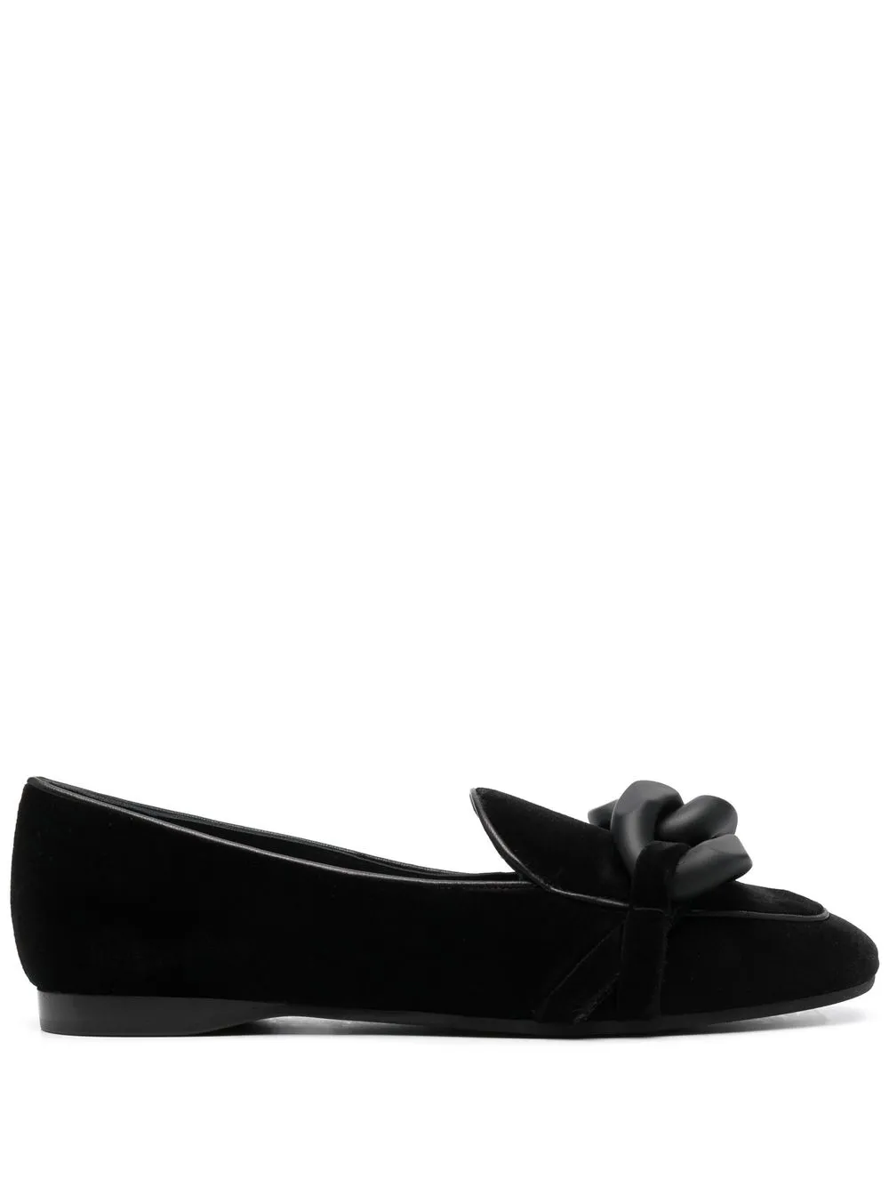 

Roberto Festa chain-detail ballerina shoes - Black