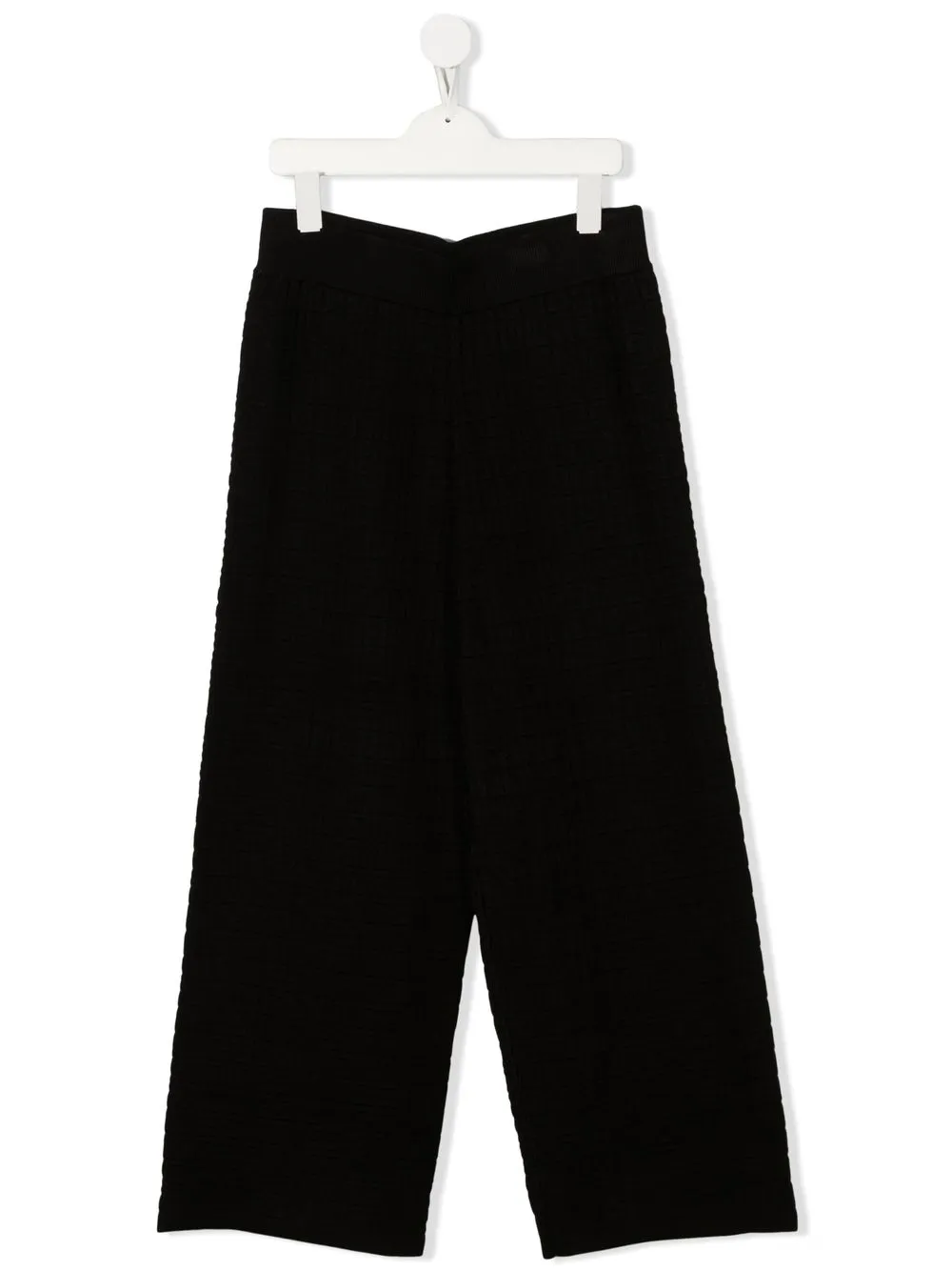 

Givenchy Kids pantalones con monograma del logo - Negro