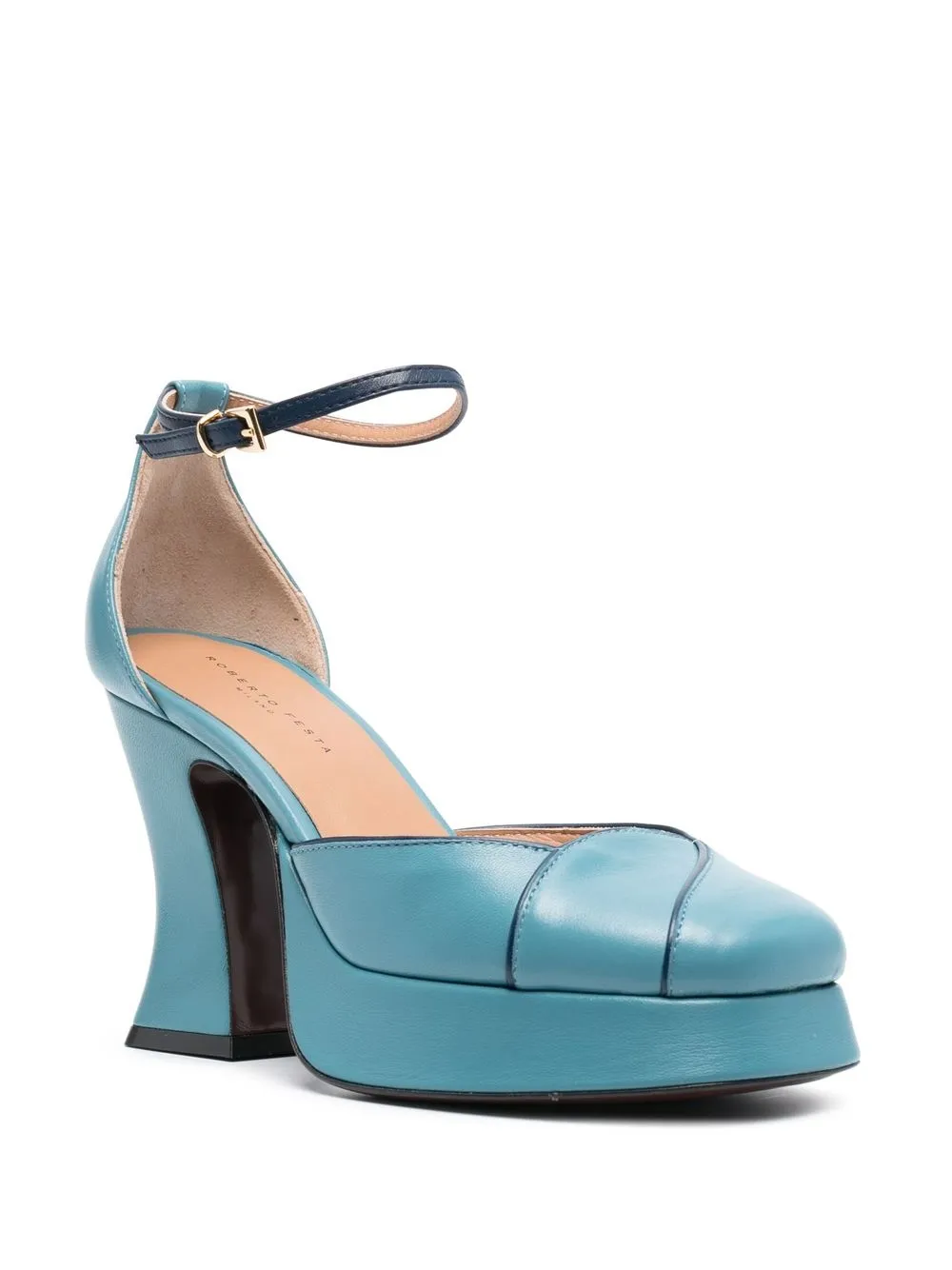 Roberto Festa Pumps met vlakken - Blauw