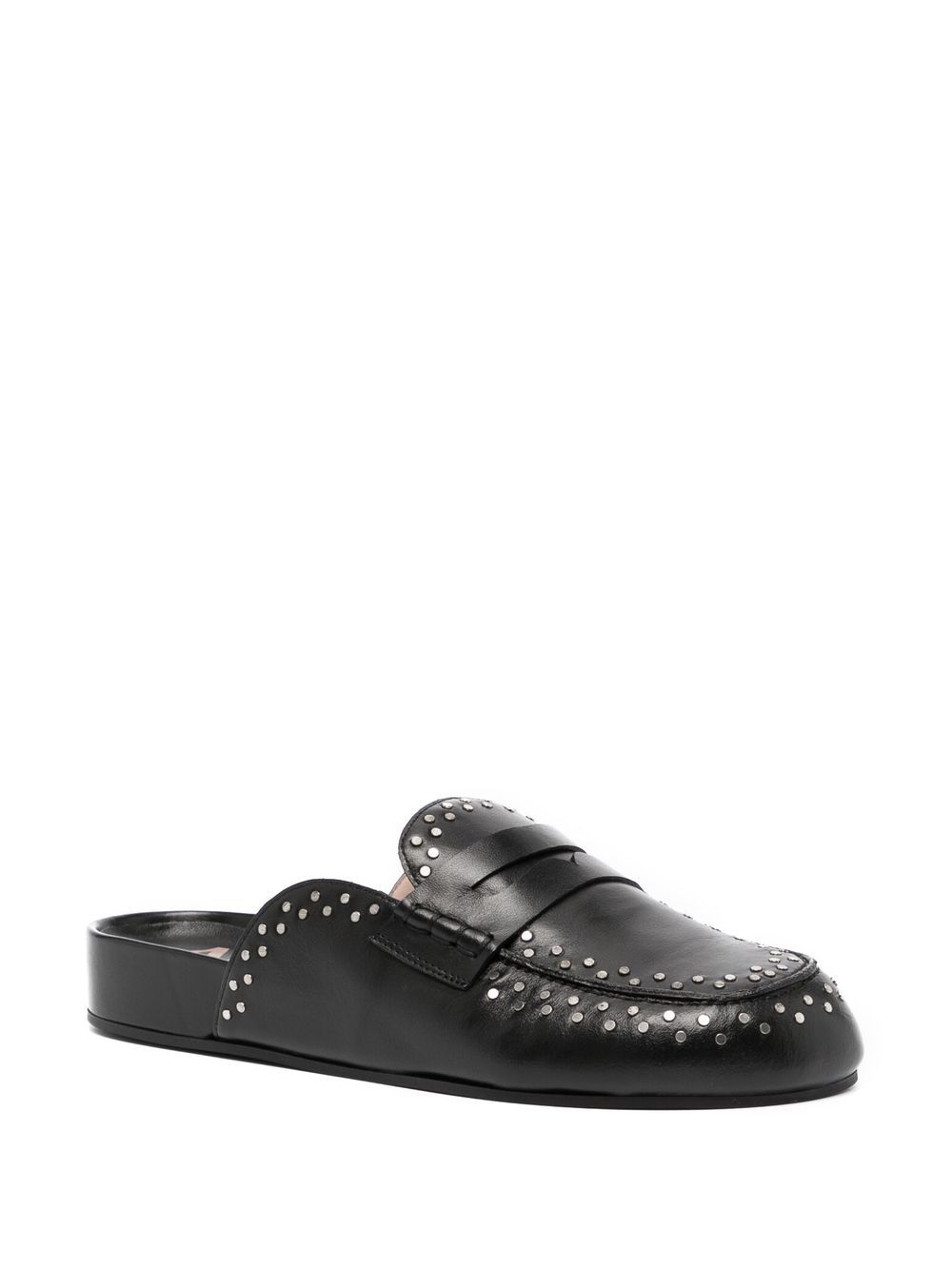 Nº21 Loafers verfraaid met studs - Zwart