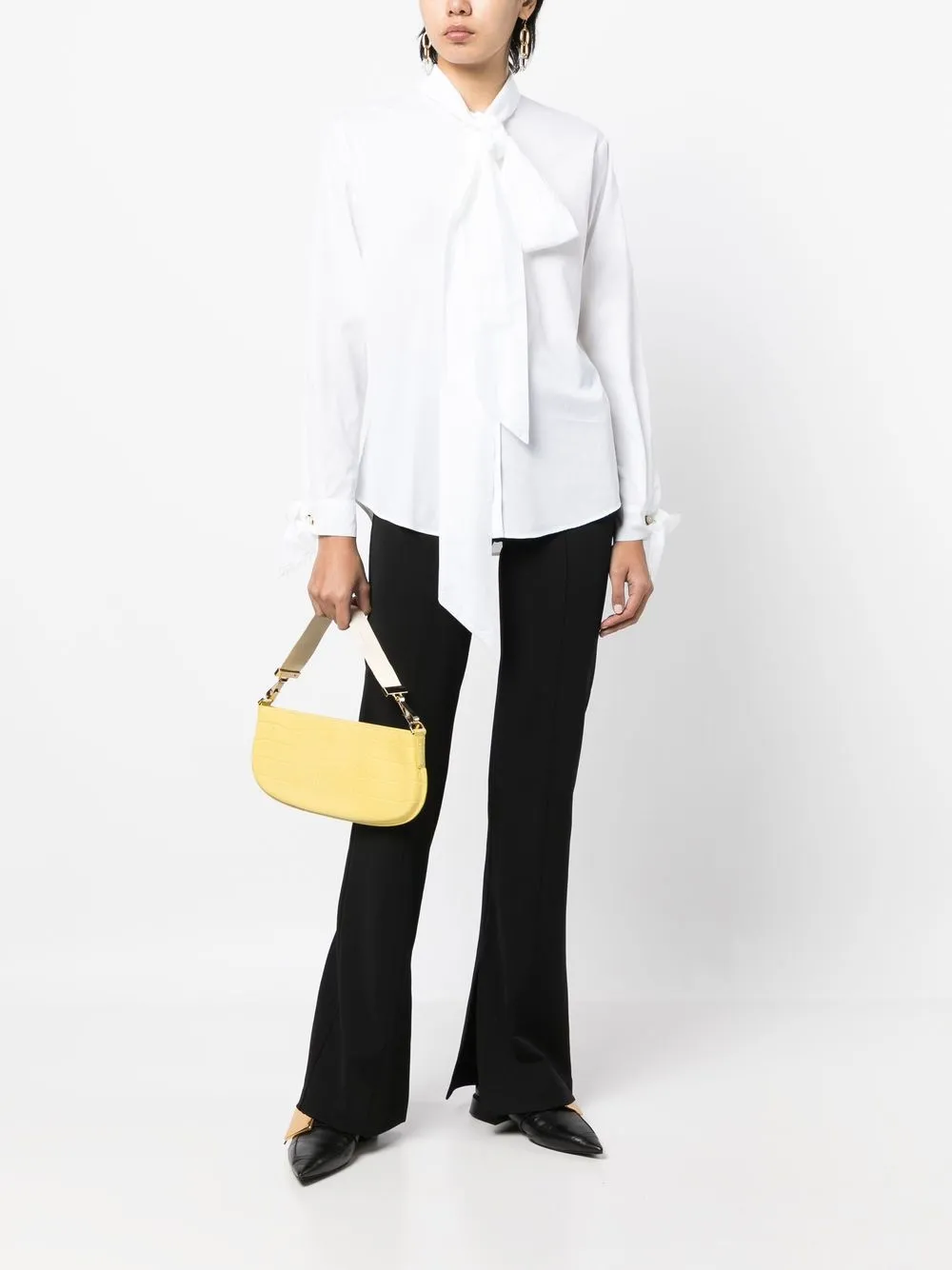 Nº21 Blouse met strik - Wit